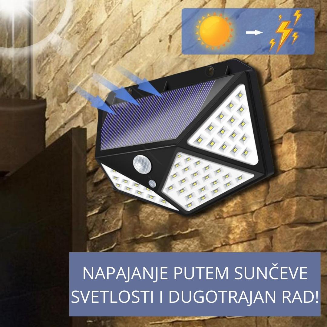 SOLAR 100 – Solarna LED zidna lampa